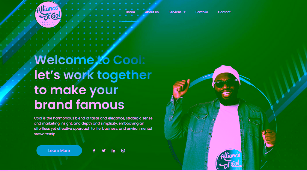 Alliance of Cool website project